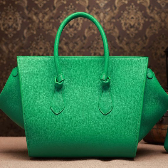 Celine Tie Nano Top Handle Bag Original Leather C3052 Green