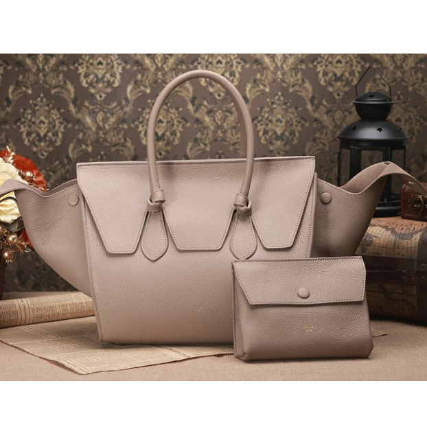 Celine Tie Nano Top Handle Bag Original Leather C3052 Grey