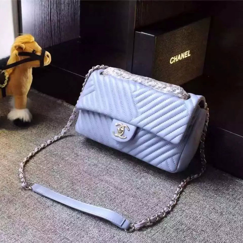 Chanel 2.55 Series Flap Bag Sheepskin Leather 1112 Lavender