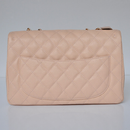 Chanel A28600 Caviar Leather Classic Flap Bag in Pink with Gold