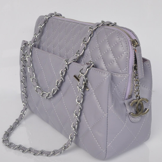 Chanel A49274 Sheepskin Leather Shoulder Bag Lavender