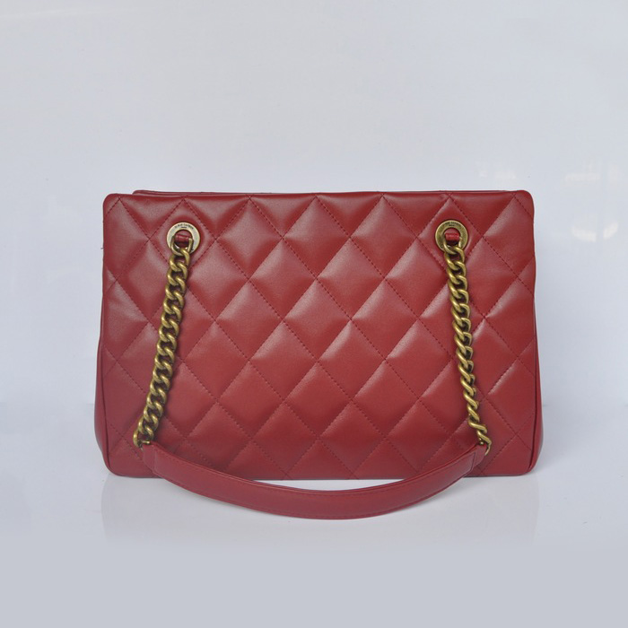 Chanel Calf Leather Shoulder Bag A67493 Burgundy