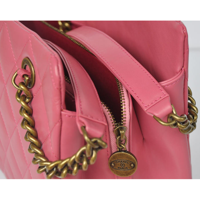 Chanel Calf Leather Shoulder Bag A67493 Rose