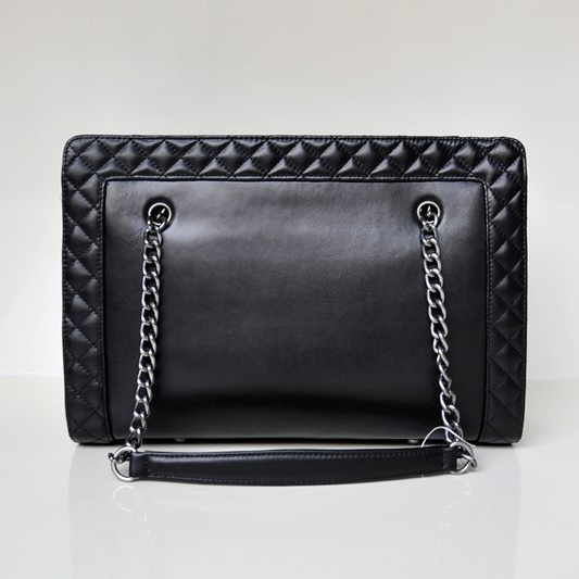 Chanel Calfskin Leather Shoulder Bag A67950 Black