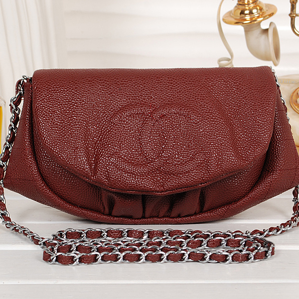 Chanel Caviar leather Shoulder Bags A40033 Burgundy