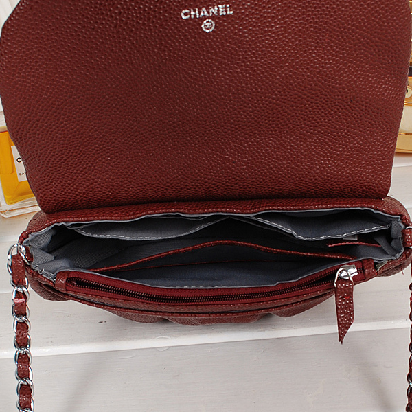 Chanel Caviar leather Shoulder Bags A40033 Burgundy