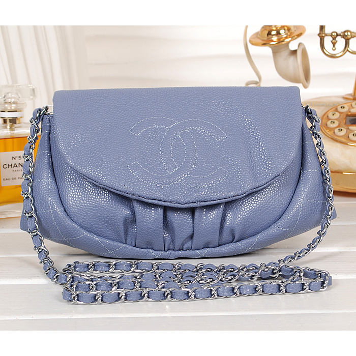 Chanel Caviar leather Shoulder Bags A40033 Lavender