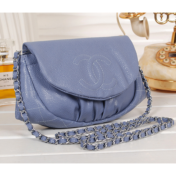 Chanel Caviar leather Shoulder Bags A40033 Lavender