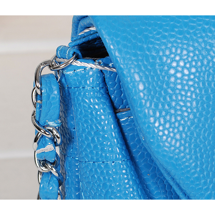 Chanel Caviar leather Shoulder Bags A40033 Light blue