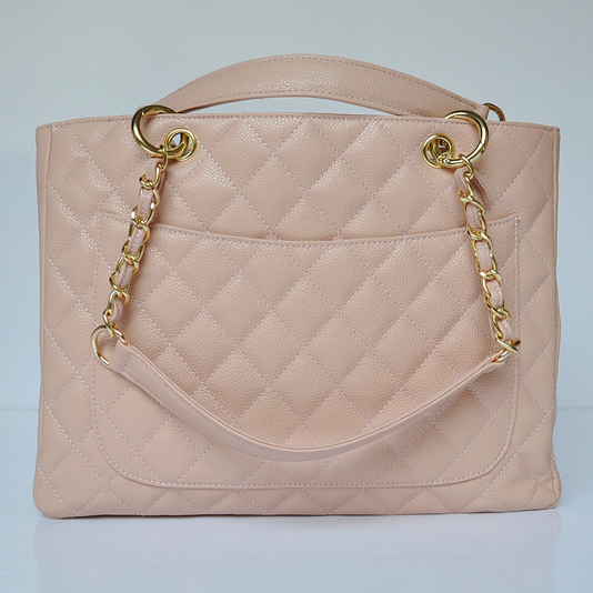 Chanel Classic Bag Shopper Tote Handbags Caviar leather 20995 Pink Gold