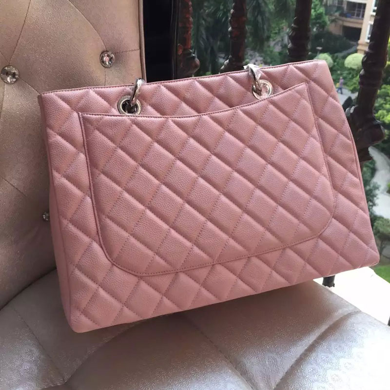 Chanel Classic Coco Bag Pink GST Caviar Leather A50995 Gold