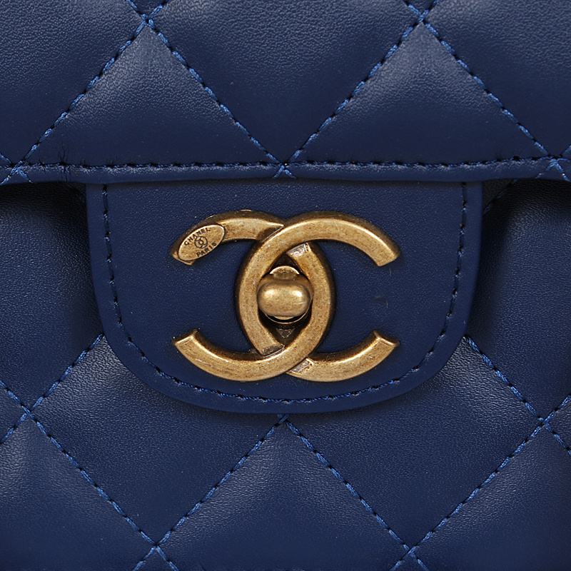 Chanel Classic Flap Bags Calfskin Leather A67029 Blue