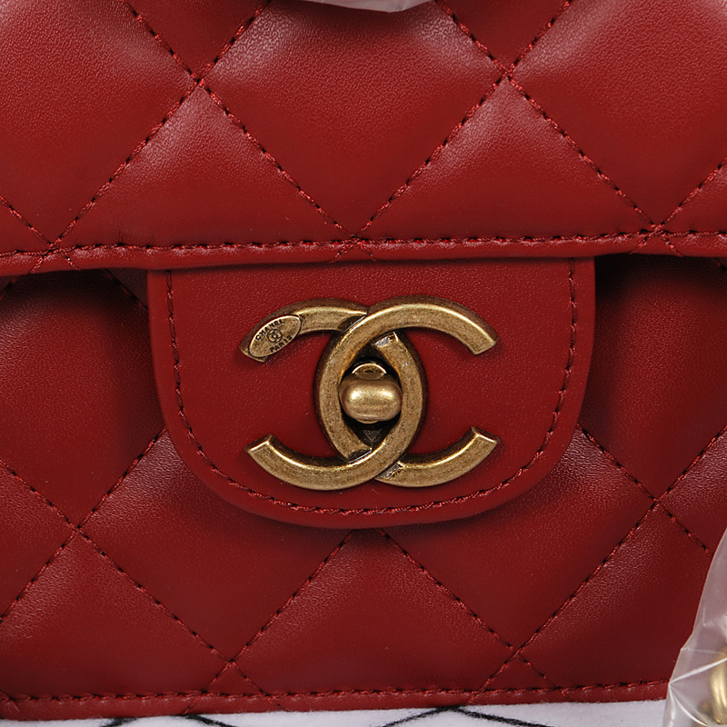 Chanel Classic Flap Bags Calfskin Leather A67029 Burgundy