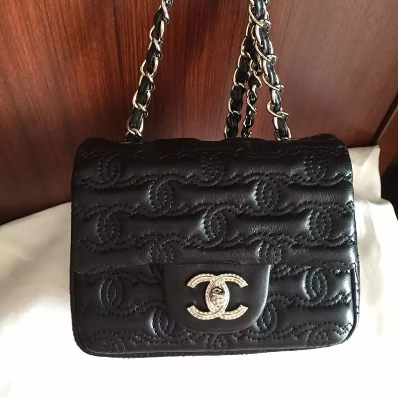 Chanel Classic Mini Flap Bag Original Sheepskin Leather A94748