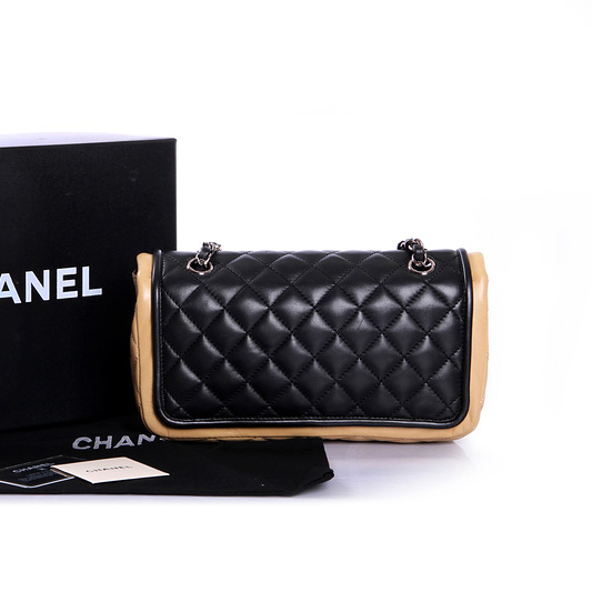 Chanel Classic Twist Flap Bag Original Sheepskin Leather A37001 Black