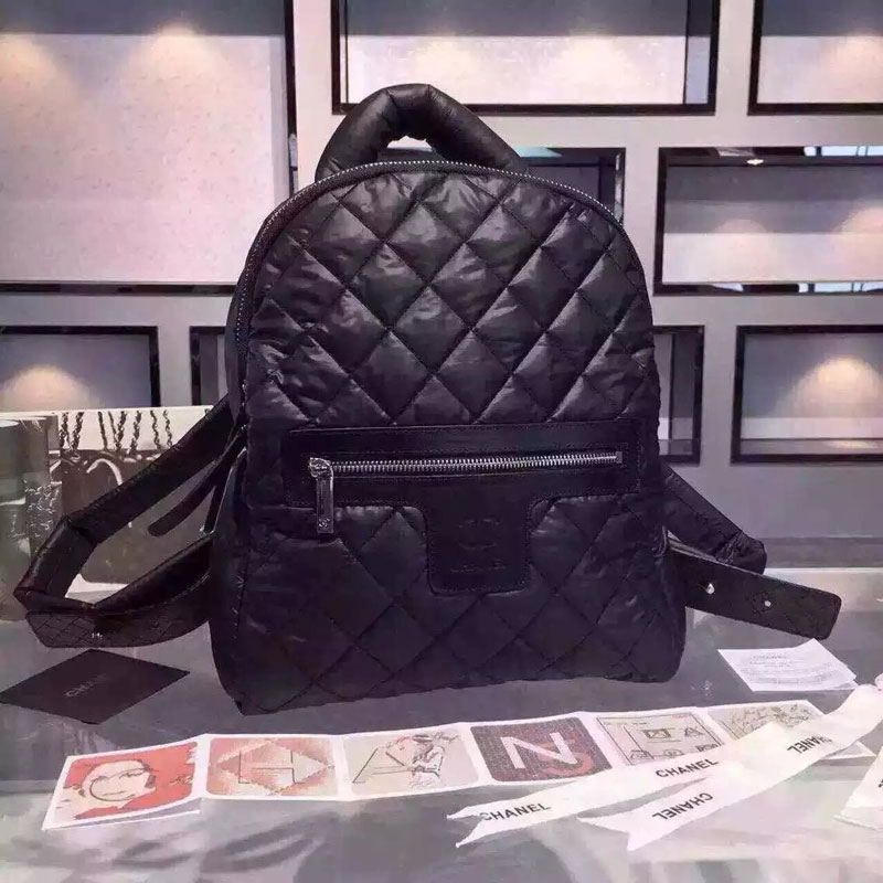 Chanel Coco Cocoon Backpack A90188 Black