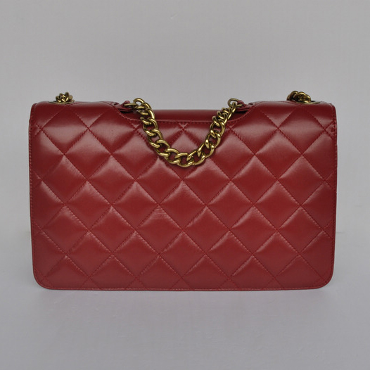 Chanel Flap Shoulder Bag Calfskin Leather A68321 Claret