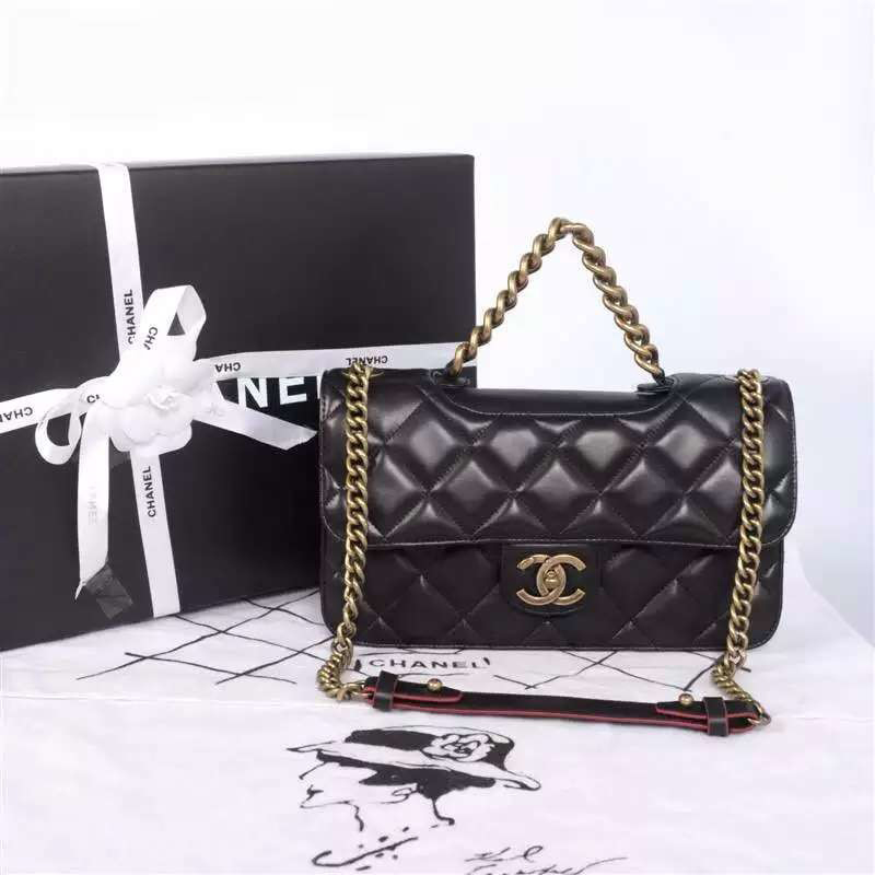 Chanel Flap Shoulder Bag Original leather A27509 Black