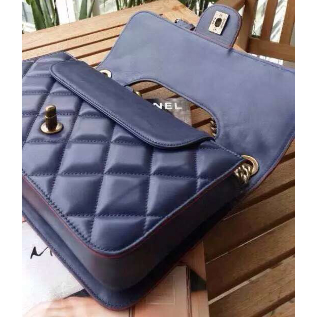 Chanel Flap Shoulder Bag Original leather A27509 Blue