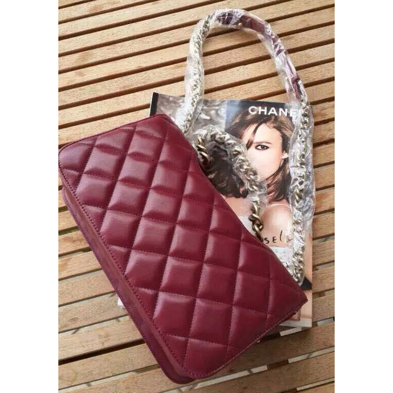 Chanel Flap Shoulder Bag Original leather A27509 Claret