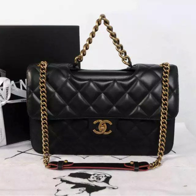 Chanel Flap Shoulder Bag Original leather A78506 Black