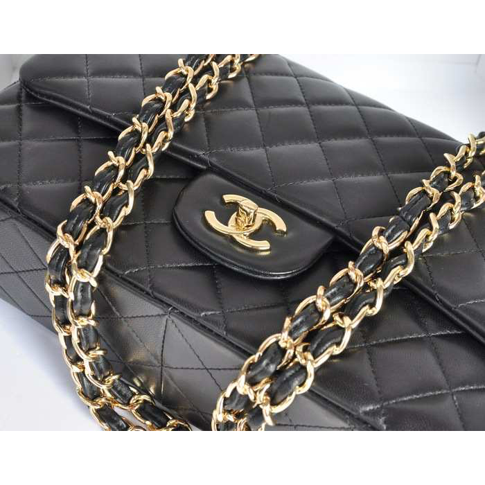 Chanel Jumbo Classic Original Lambskin leather Flap Bag A36076 Black