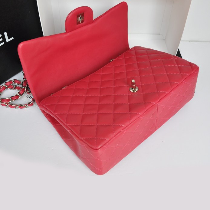 Chanel Jumbo Classic Original Lambskin leather Flap Bag A36076 Rose