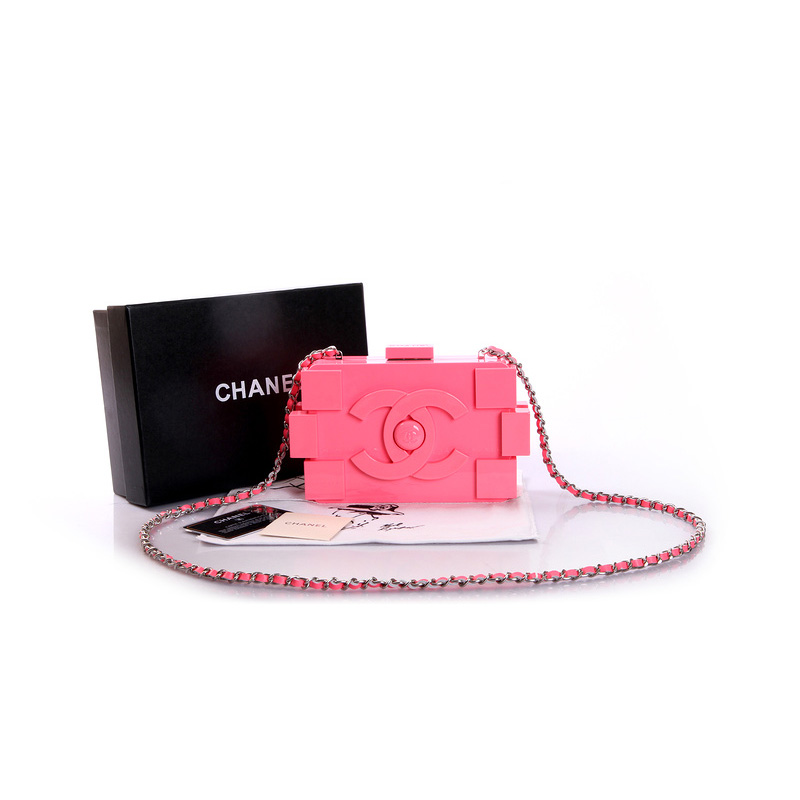 Chanel Lego Clutch A37010 Pink