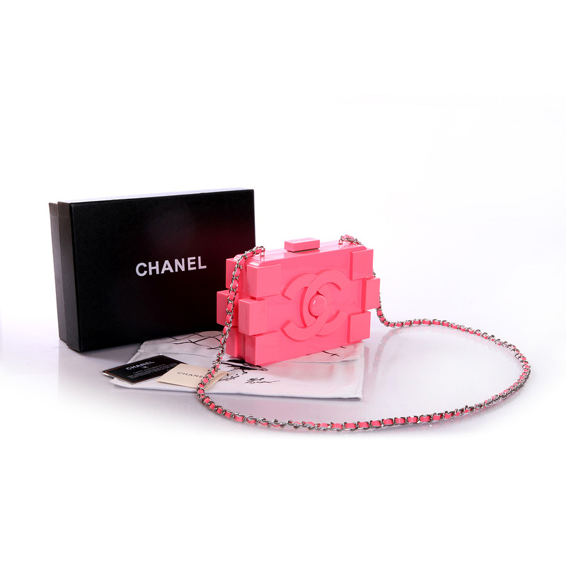 Chanel Lego Clutch A37010 Pink