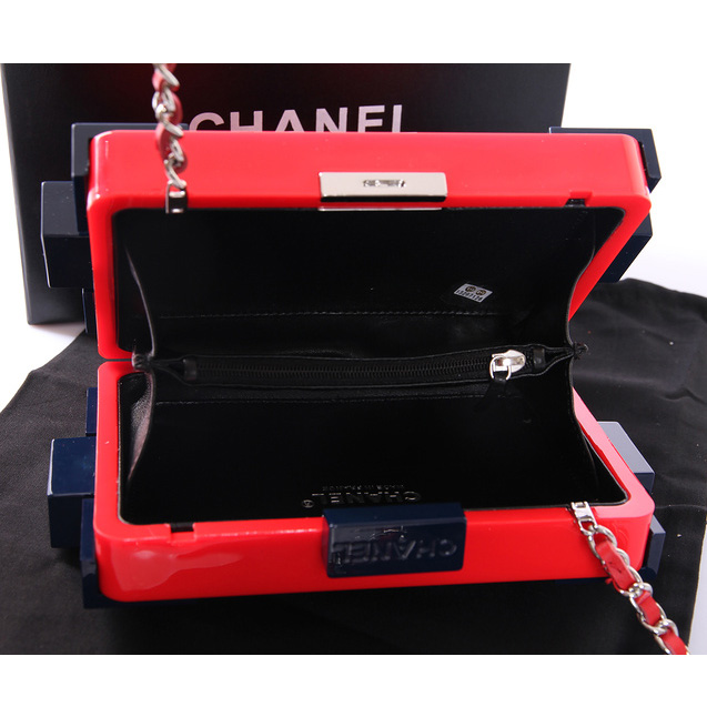 Chanel Lego Clutch A37010 Red&RoyalBlue