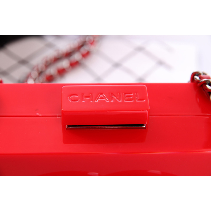 Chanel Lego Clutch A37010 Red