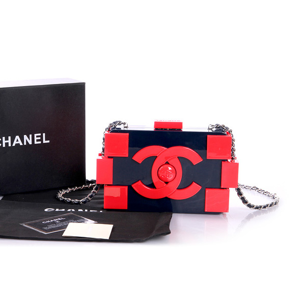 Chanel Lego Clutch A37010 RoyalBlue&Red