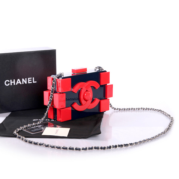 Chanel Lego Clutch A37010 RoyalBlue&Red