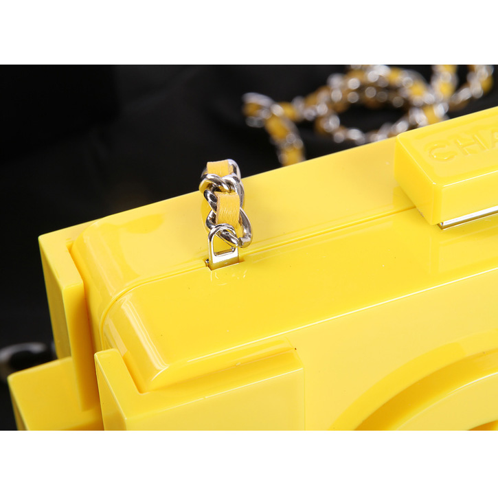 Chanel Lego Clutch A37010 Yellow