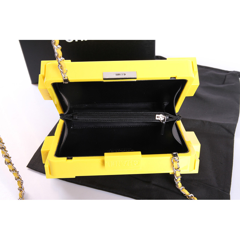 Chanel Lego Clutch A37010 Yellow