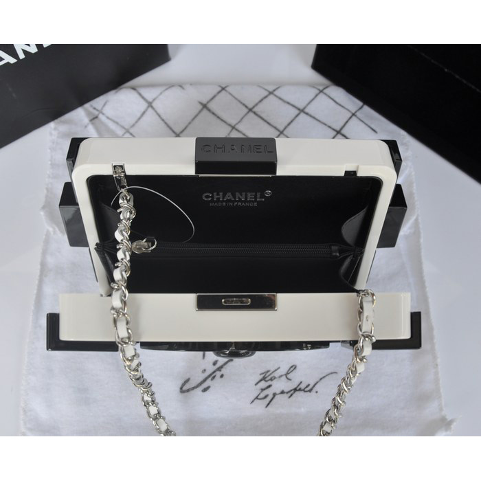 Chanel Lego Clutch A37013 Black&White