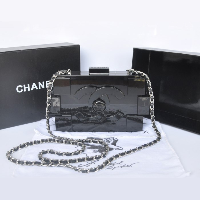 Chanel Lego Clutch A37013 Black