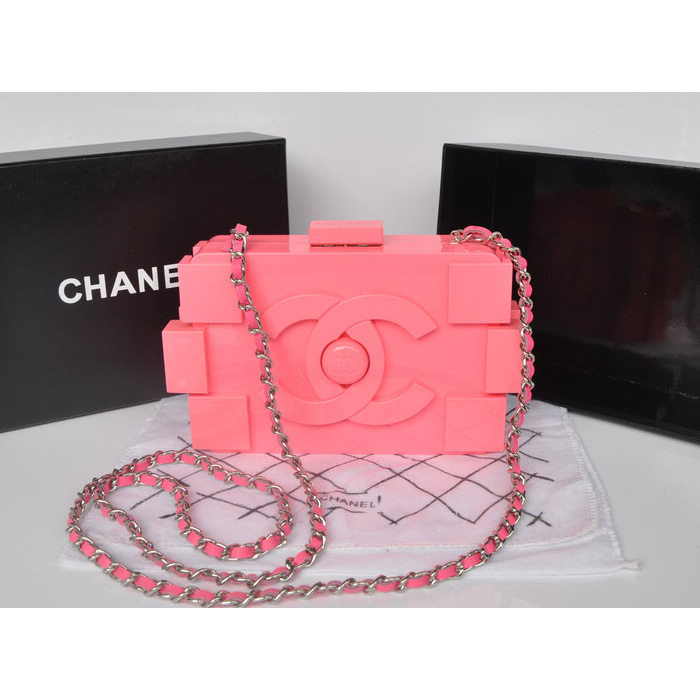 Chanel Lego Clutch A37013 Pink