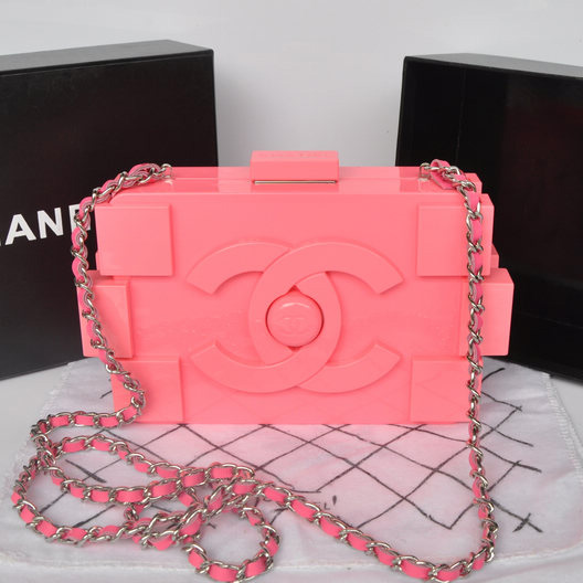 Chanel Lego Clutch A37013 Pink