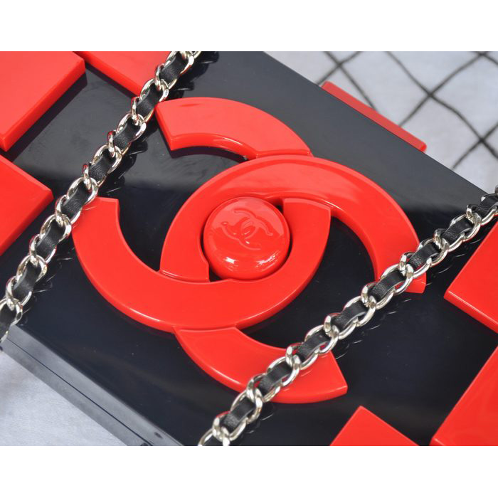 Chanel Lego Clutch A37013 Red&RoyalBlue