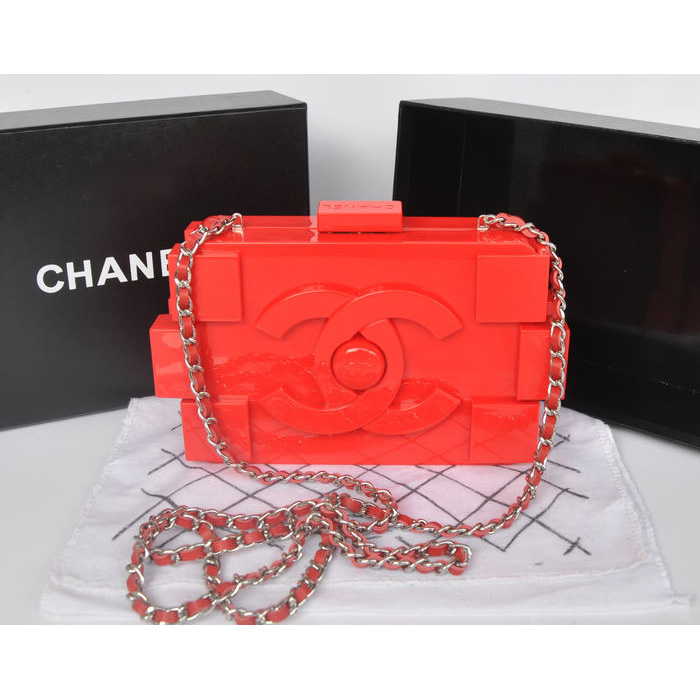 Chanel Lego Clutch A37013 Red