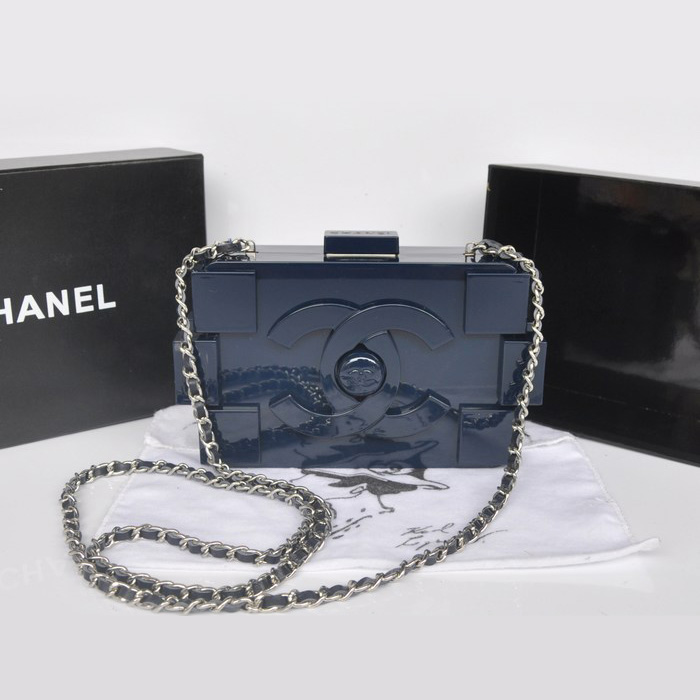 Chanel Lego Clutch A37013 Royalblue