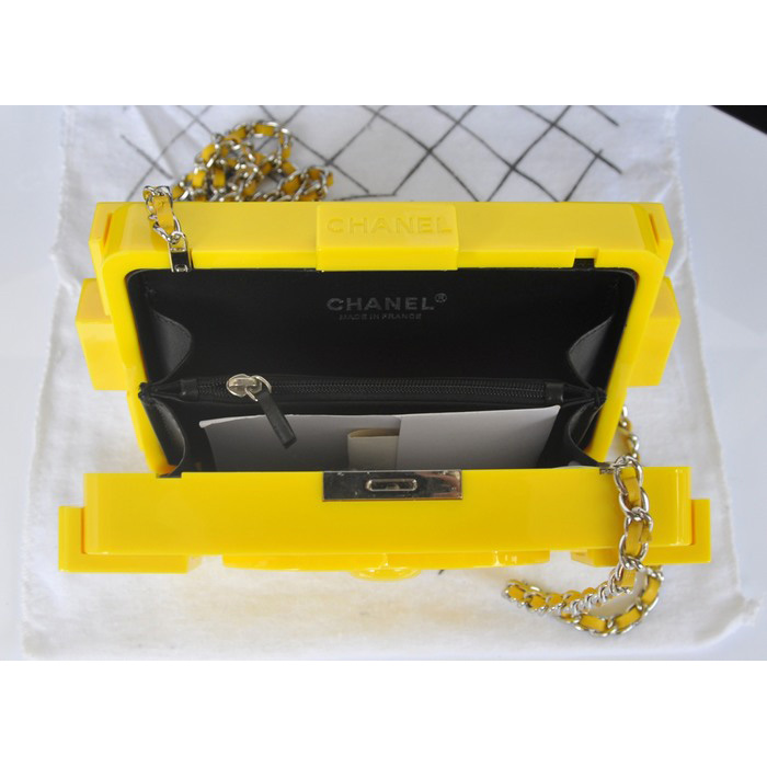 Chanel Lego Clutch A37013 Yellow