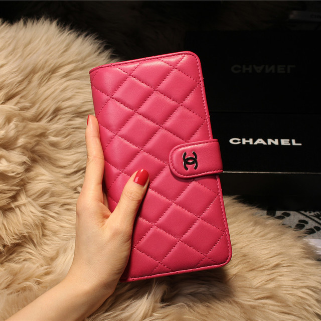 Chanel Matelasse Bi-Fold Wallet Sheepskin Leater A31507 Rose