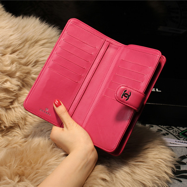 Chanel Matelasse Bi-Fold Wallet Sheepskin Leater A31507 Rose