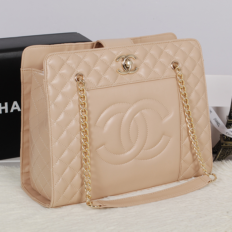 Chanel Original Sheepskin Leather Shoulder Bag A2242 Apricot