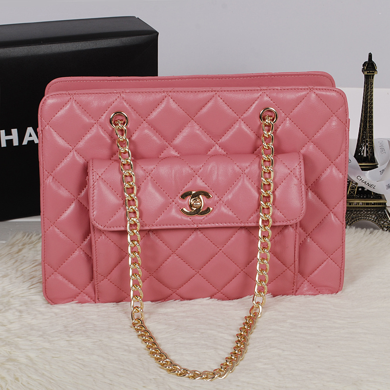 Chanel Original Sheepskin Leather Shoulder Bag A5224 Pink