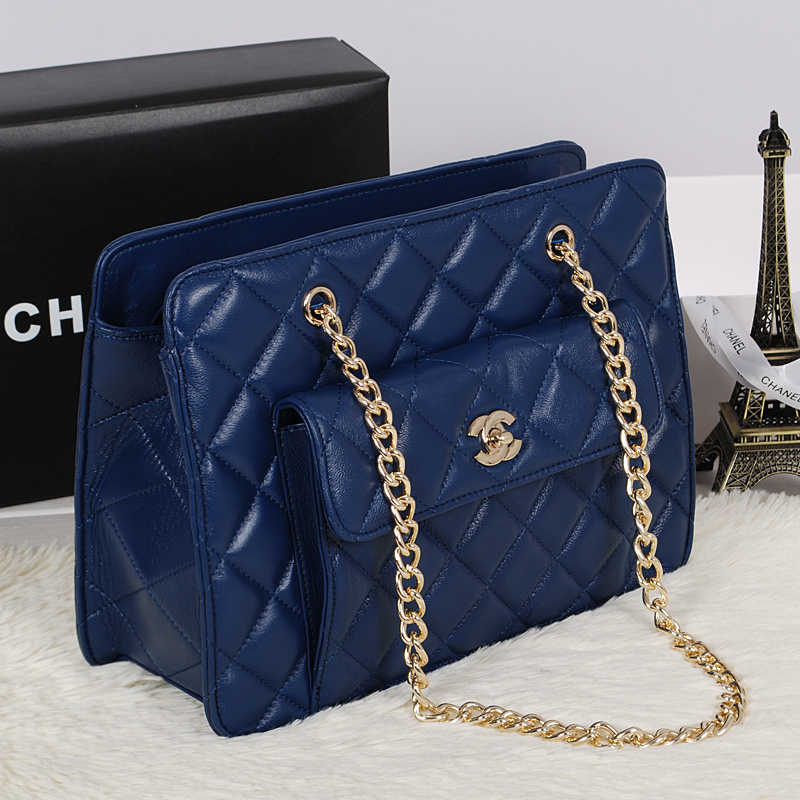 Chanel Original Sheepskin Leather Shoulder Bag A5224 Royalblue