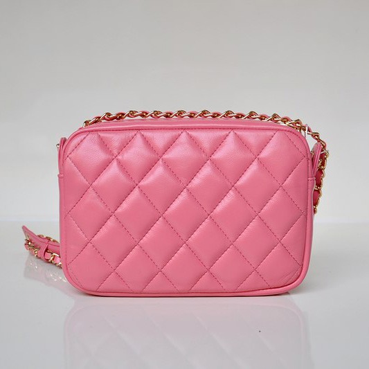 Chanel Sheepskin Leather Shoulder Bag A67750 Pink