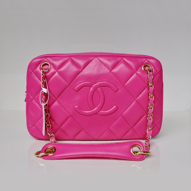 Chanel Sheepskin Leather Shoulder Bag A67751 Rose